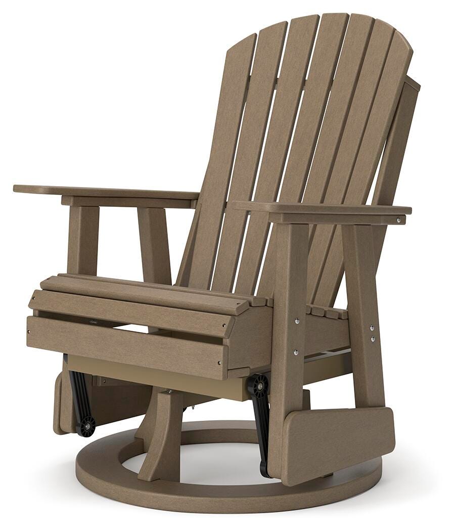 Hyland Wave Outdoor Swivel Glider Chair (P114-SI) - Image 2