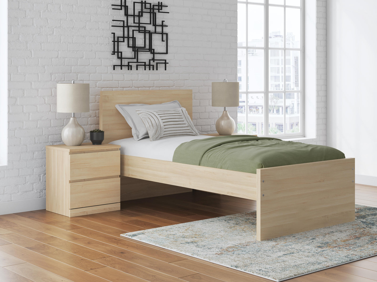 Onita Panel Headboard - Natural (EB9632-SI) - Image 9
