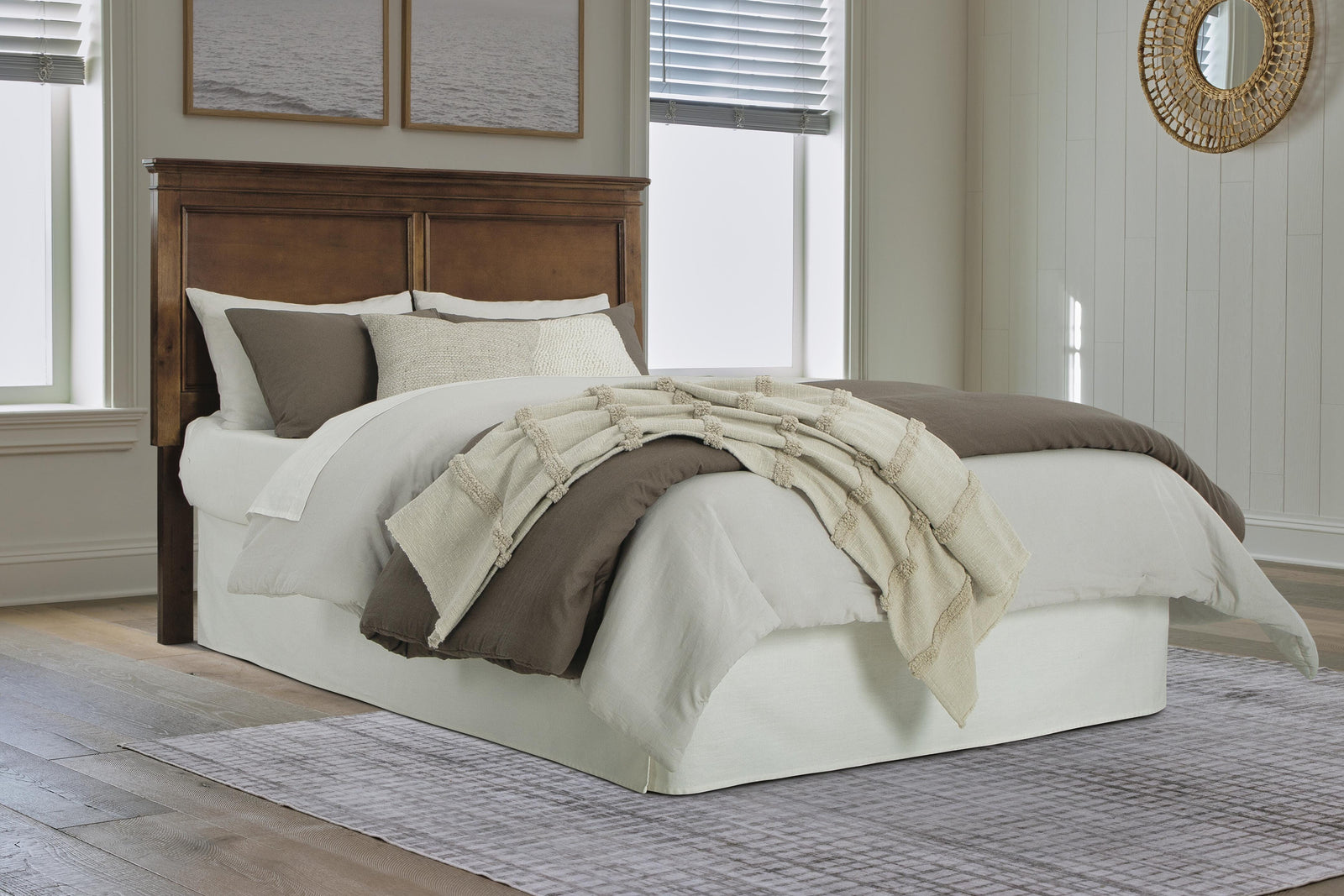 Danabrin Panel Headboard - Brown (B685-SI) - Image 11