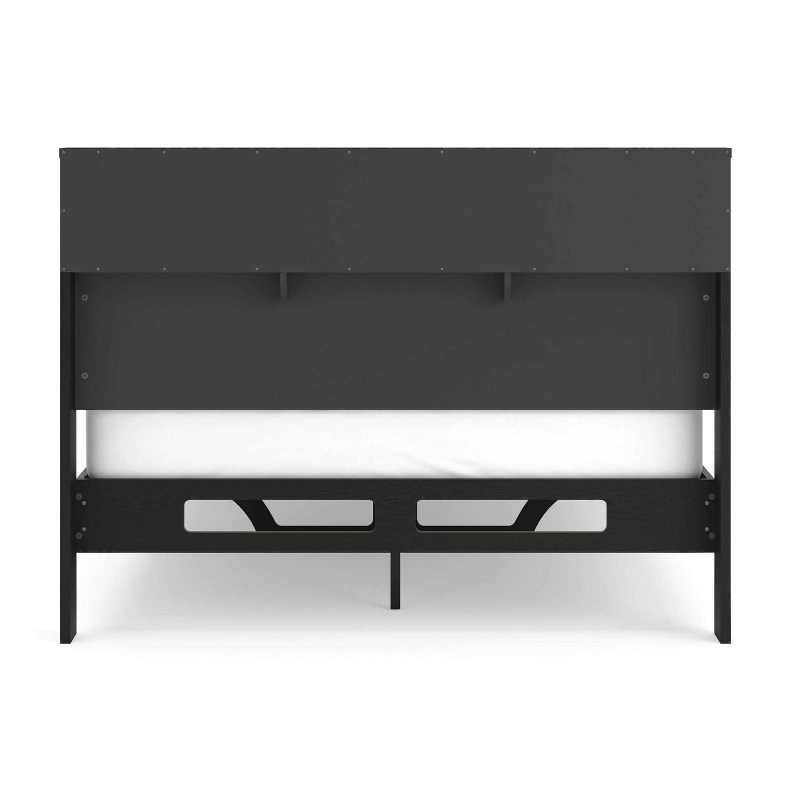 Kozmour Bookcase Complete Bed Frame - Black/Brown (EB1460-SI) - Image 6