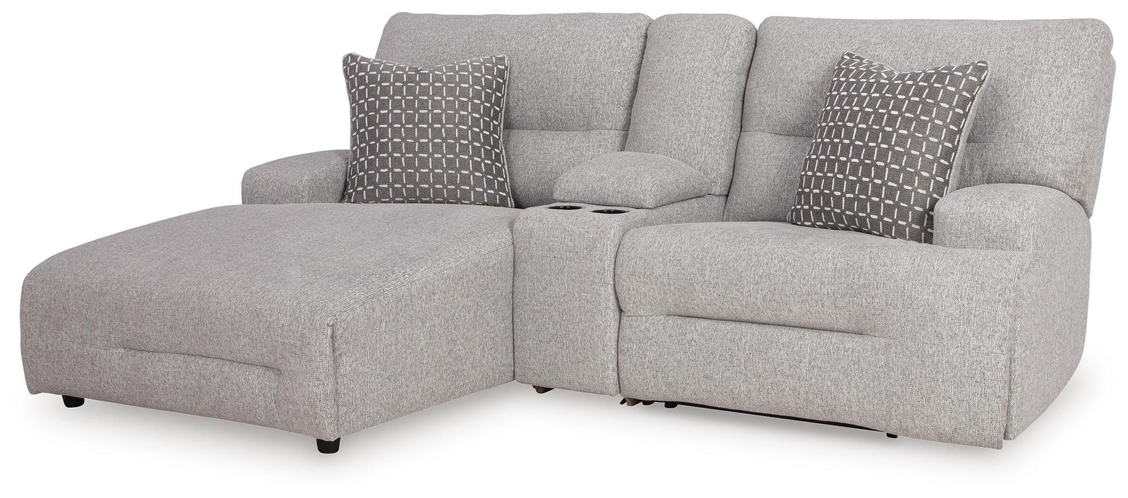 Acklen Place 3-Piece Power Reclining Sectional Sofa with Chaise (93605-SI)