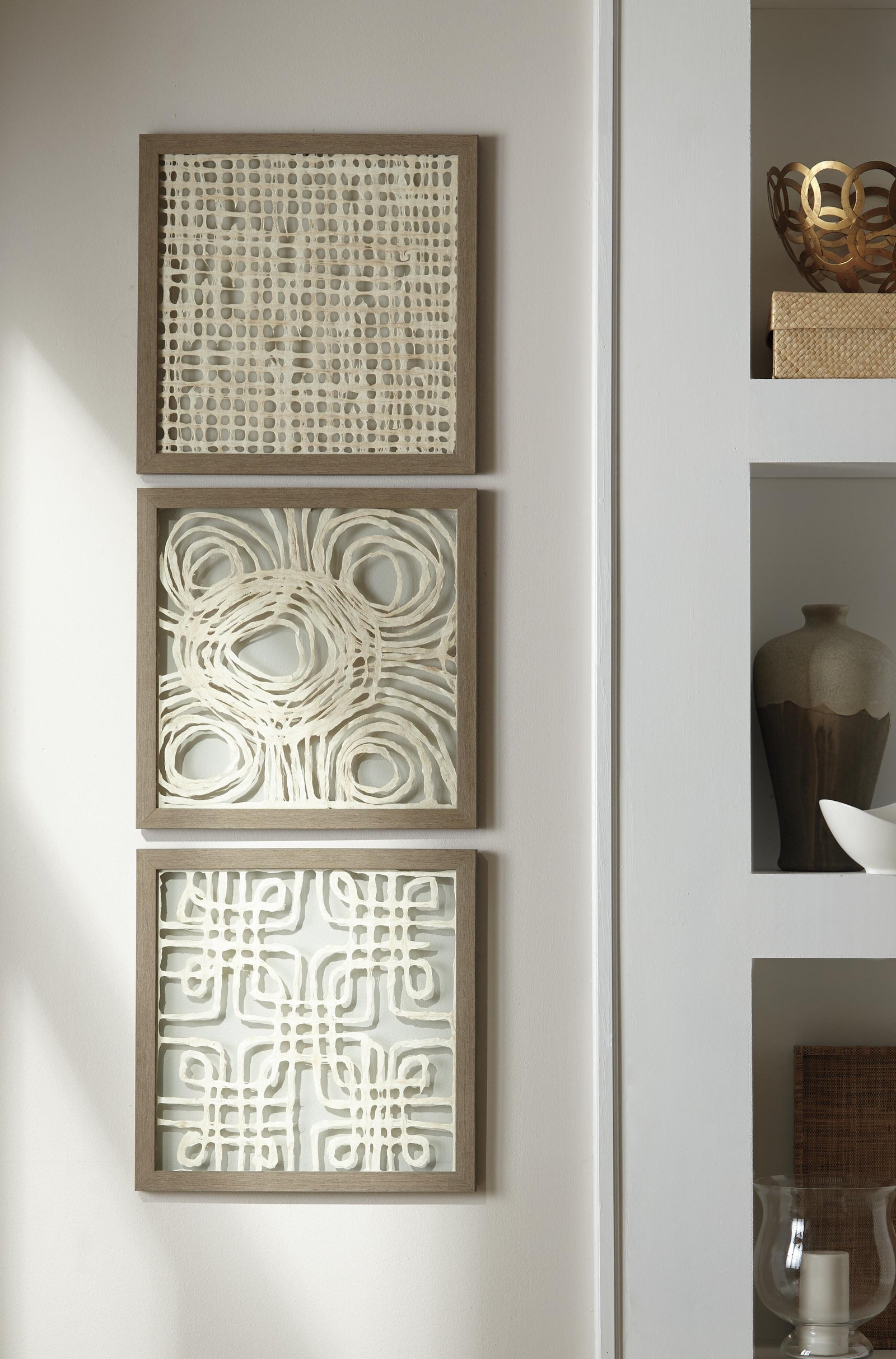 Odella Wall Decor (Set of 3) (A8010009-SI) - Image 2