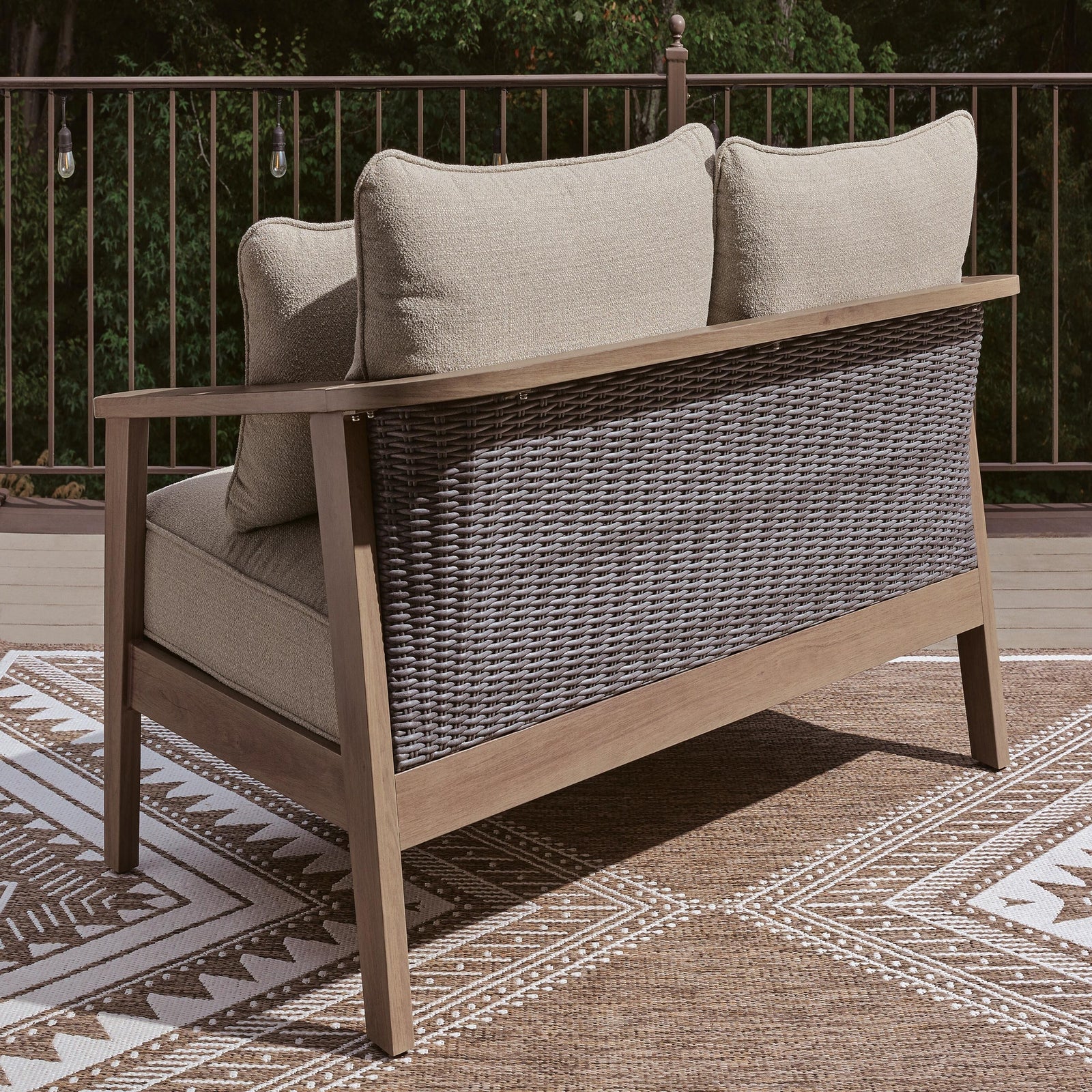 Harmony Headlands Outdoor Sofa with Cushion (PCP428-SI) - Image 12