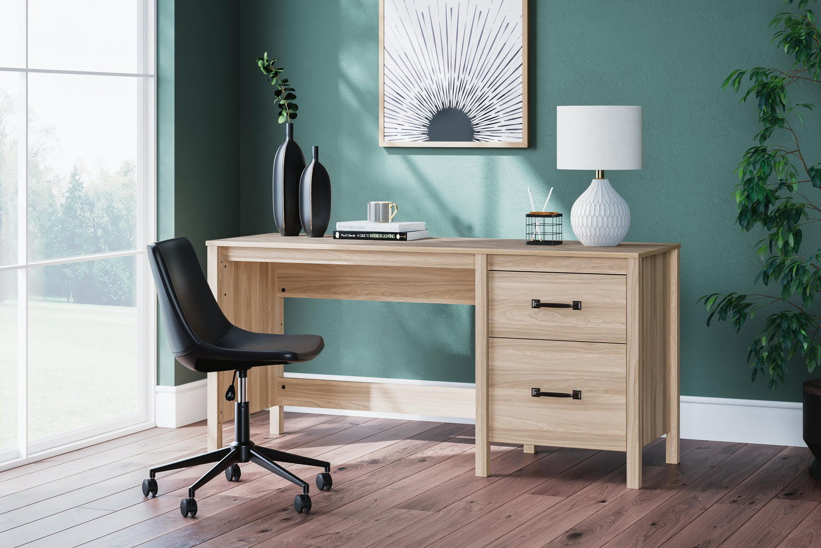 Battelle 60 Home Office Desk (H3929-SI) - Image 9