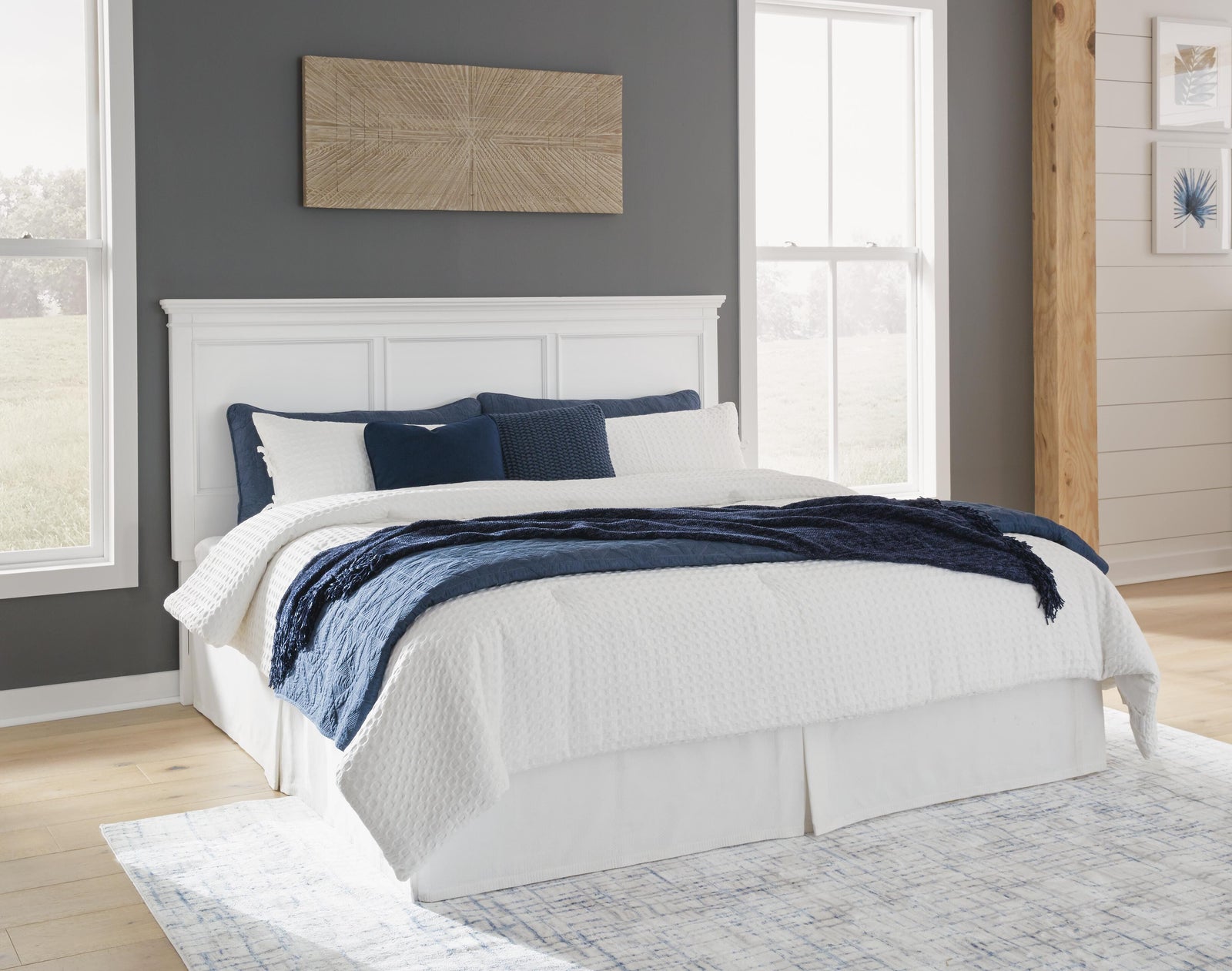 Fortman Panel Headboard - White (B680-SI) - Image 8