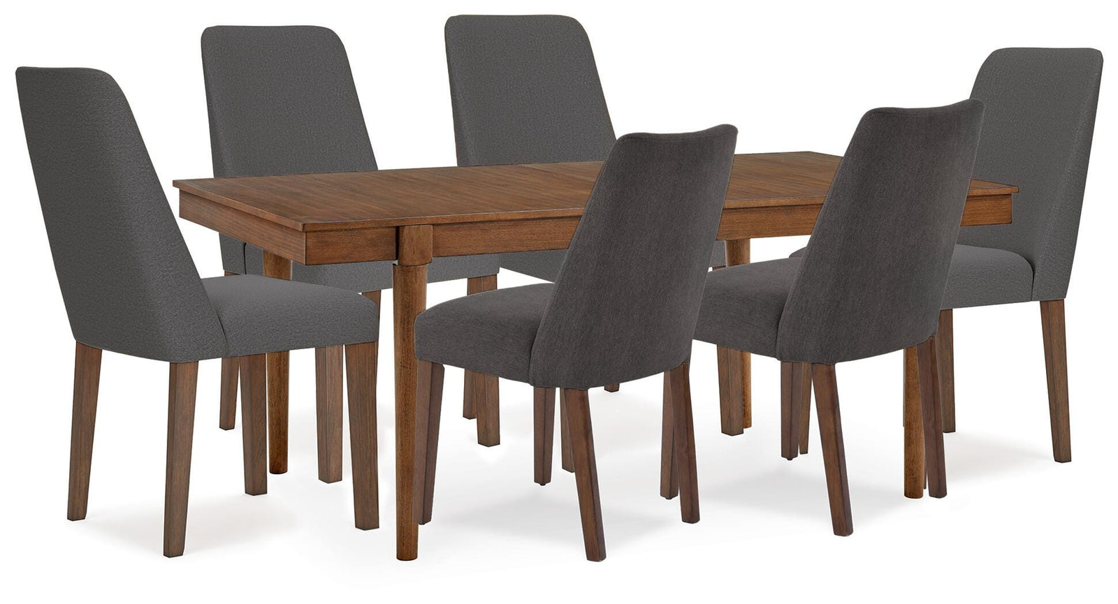 Lyncott Extension Dining Table and 6 Chairs (D615-SI)