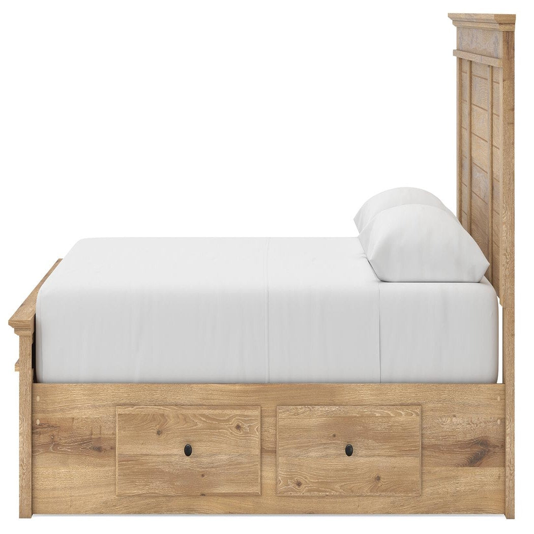 Makidern Queen Panel Storage Bed (PCB1170-SI) - Image 8