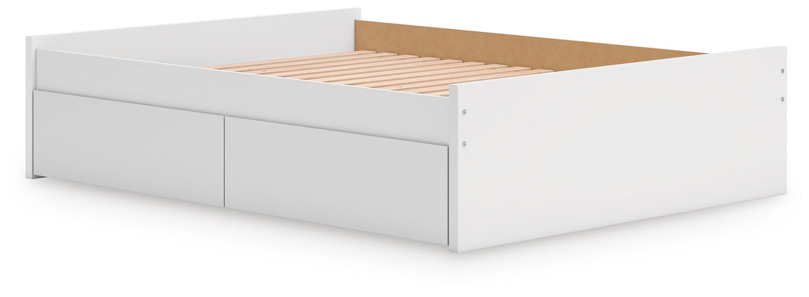 Onita Platform Bed with 1 Side Storage - White (EB9630-SI) - Image 3