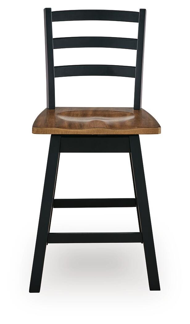 Wildenauer Counter Height Barstool (Set of 2) (D634-SI) - Image 2