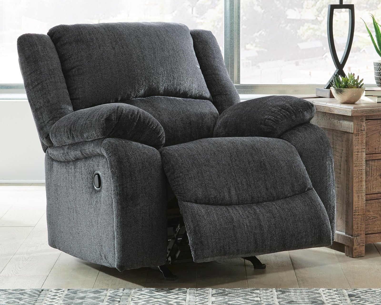 Draycoll Power Reclining Loveseat with Console (76504-SI) - Image 8