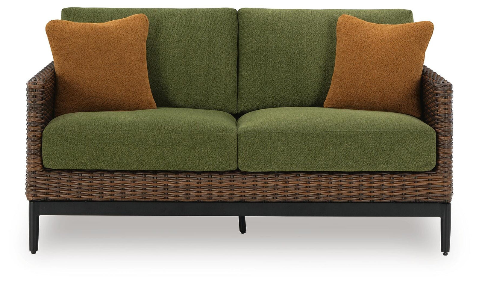 Horizon Hall Outdoor Loveseat with Cushion (P572-SI)