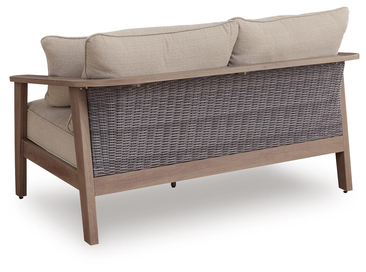 Harmony Headlands Outdoor Loveseat with Cushion (PCP428-SI) - Image 4