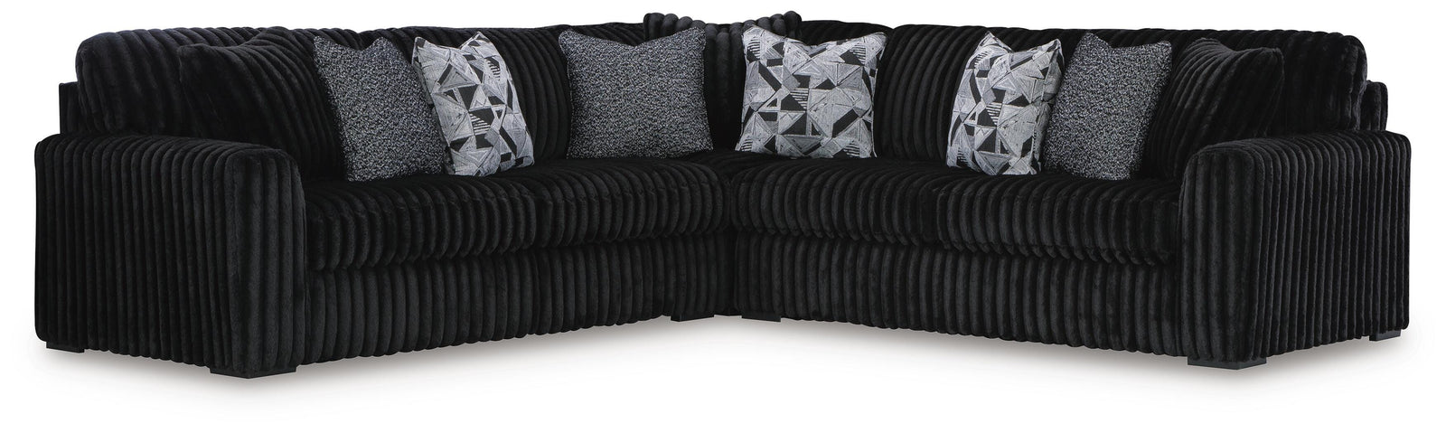 Midnight-Madness 3-Piece Sectional (98103-SI)