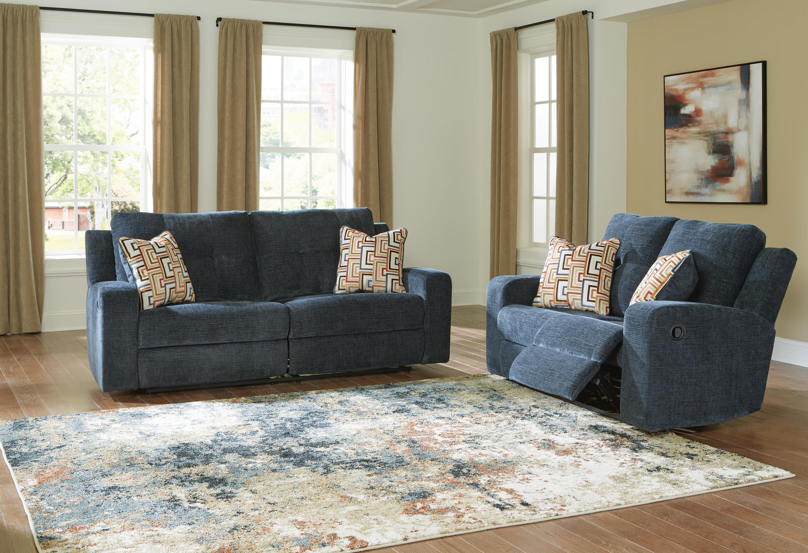 Danum Reclining Sofa and Loveseat (38806-SI) - Image 12
