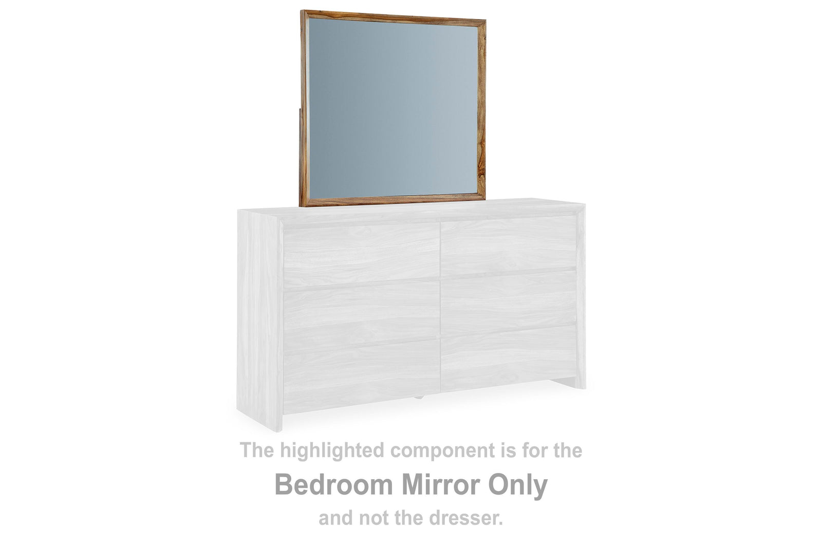 Dressonni Bedroom Mirror - Brown (B790-SI) - Image 3