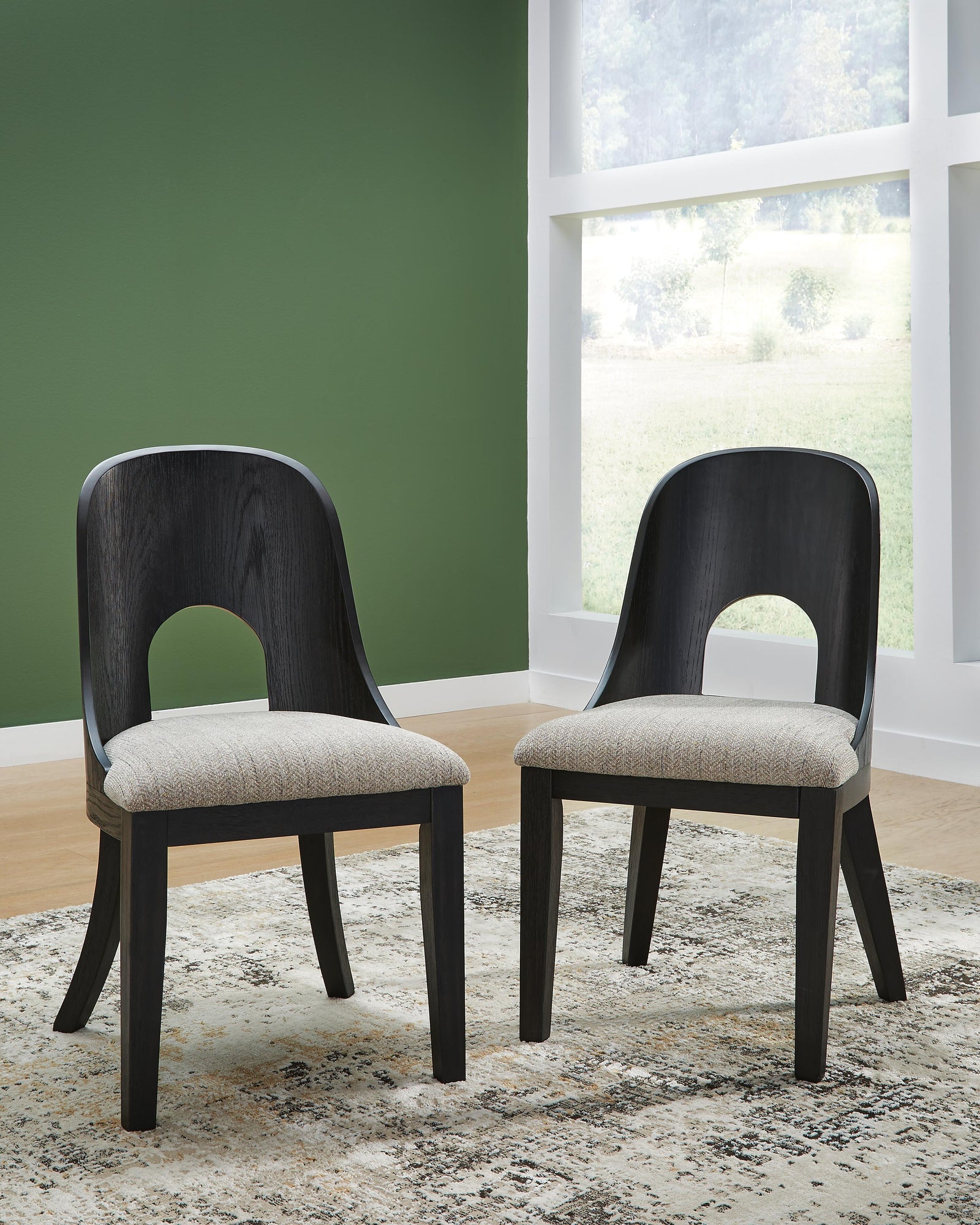 Rowanbeck Dining Chair (Set of 2) (D821-SI) - Image 8