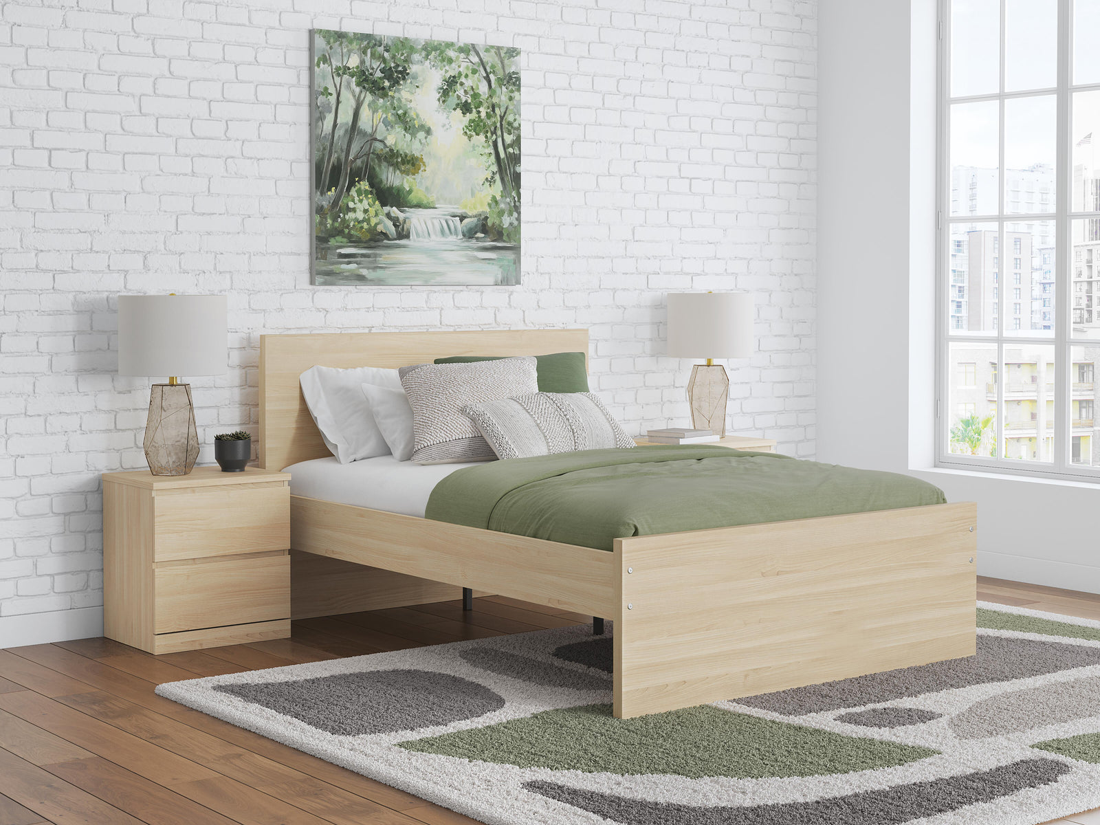 Onita Panel Headboard - Natural (EB9632-SI) - Image 10