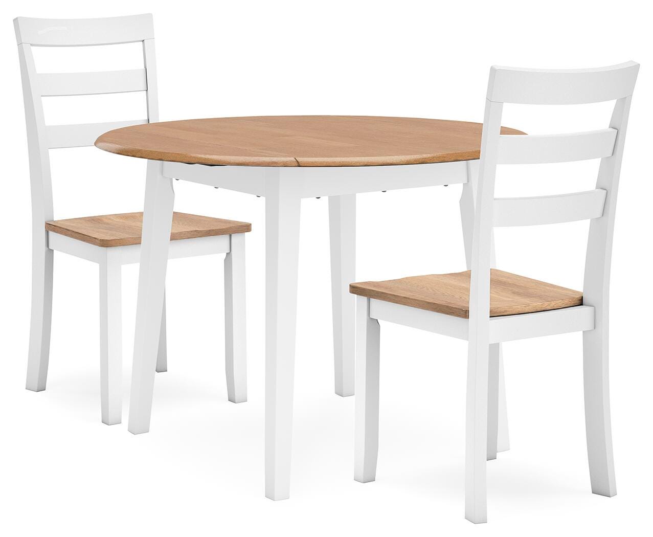 Gesthaven Dining Table and 2 Chairs (D398-SI) - Image 2