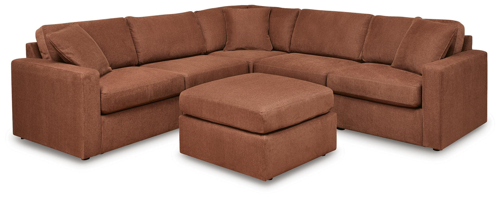 Modmax 5-Piece Sectional and Ottoman (92102-SI)