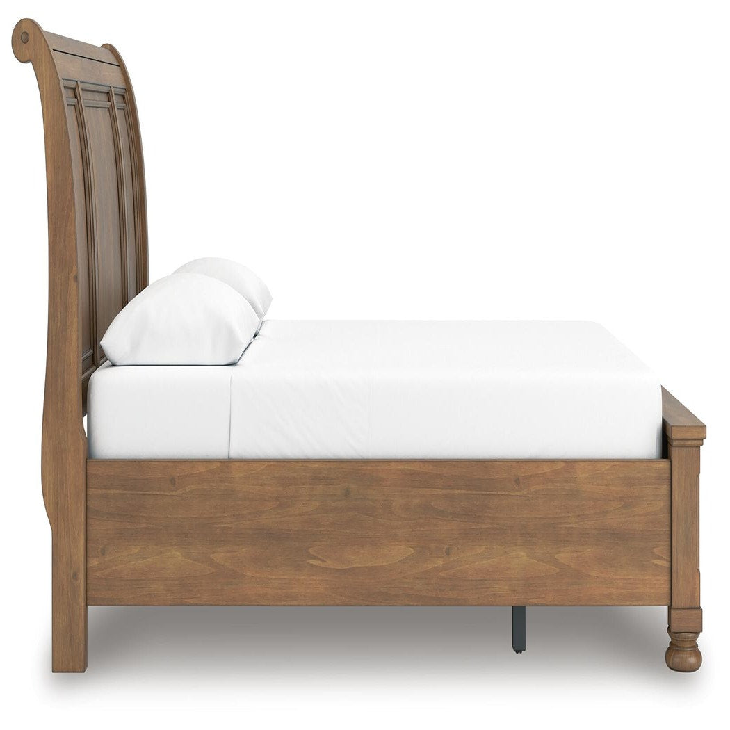 Feddinger Queen Sleigh Storage Bed, Dresser and Mirror (PCB779-SI) - Image 11