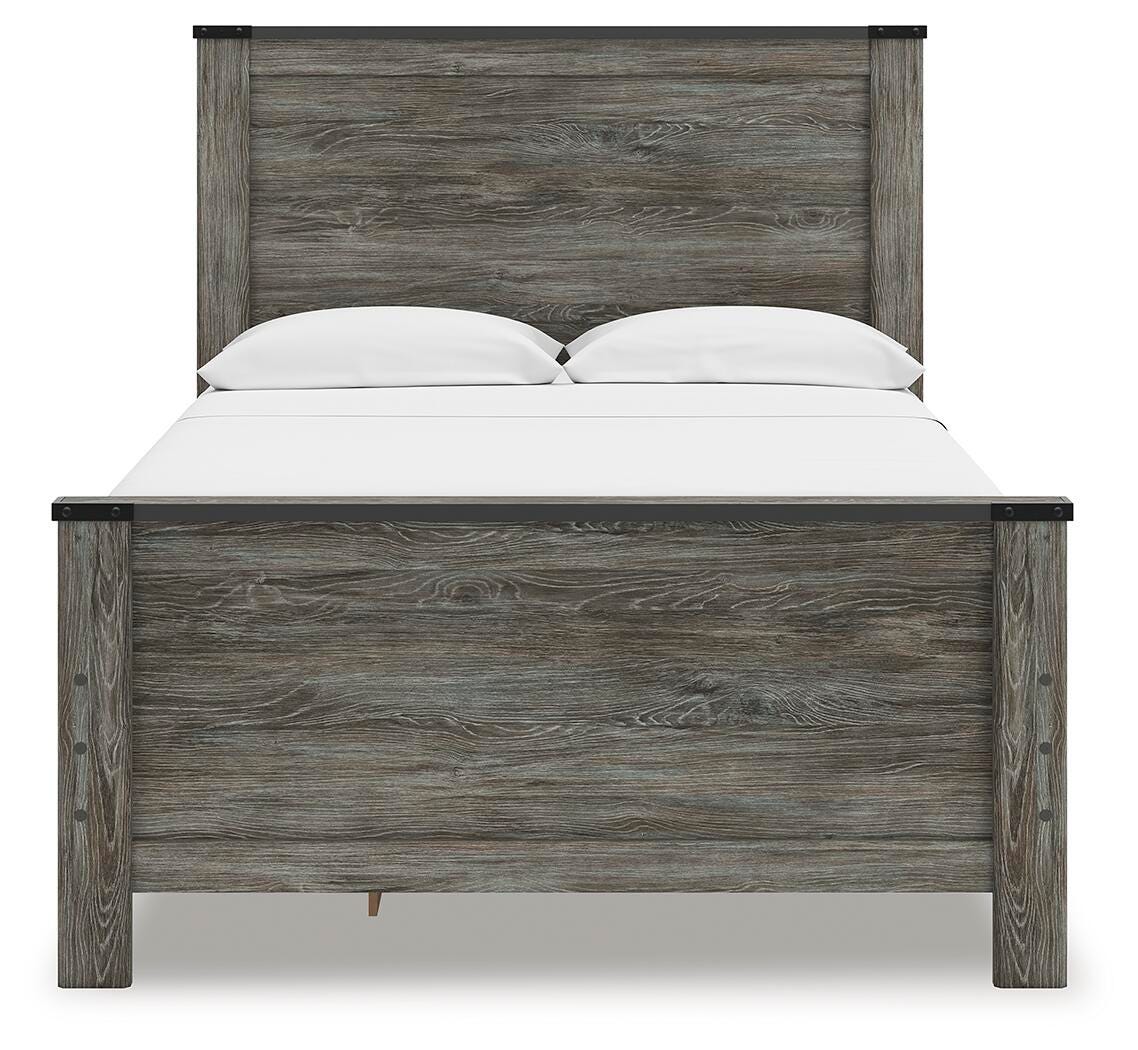 Frandern Panel Bed with Storage (Youth) - Black/Gray (B4480-SI) - Image 5