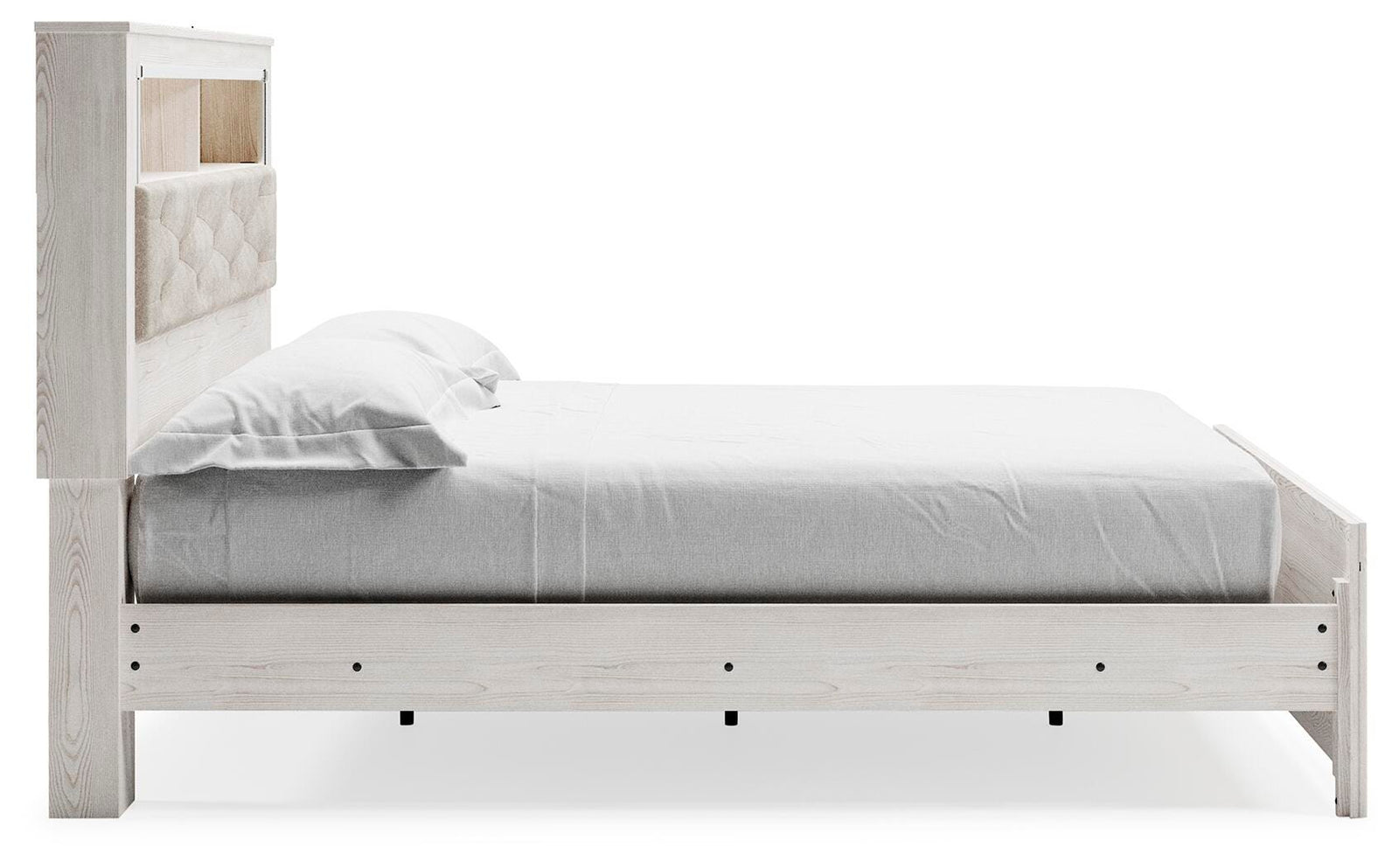 Altyra Panel Bookcase Bed - White (B2640-SI) - Image 3