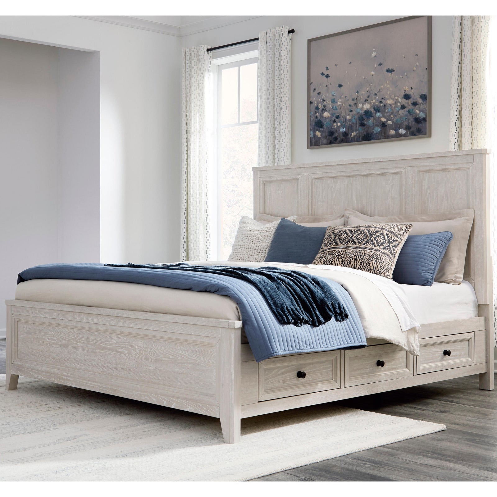 Darbonton California King Panel Storage Bed (PCB853-SI) - Image 5