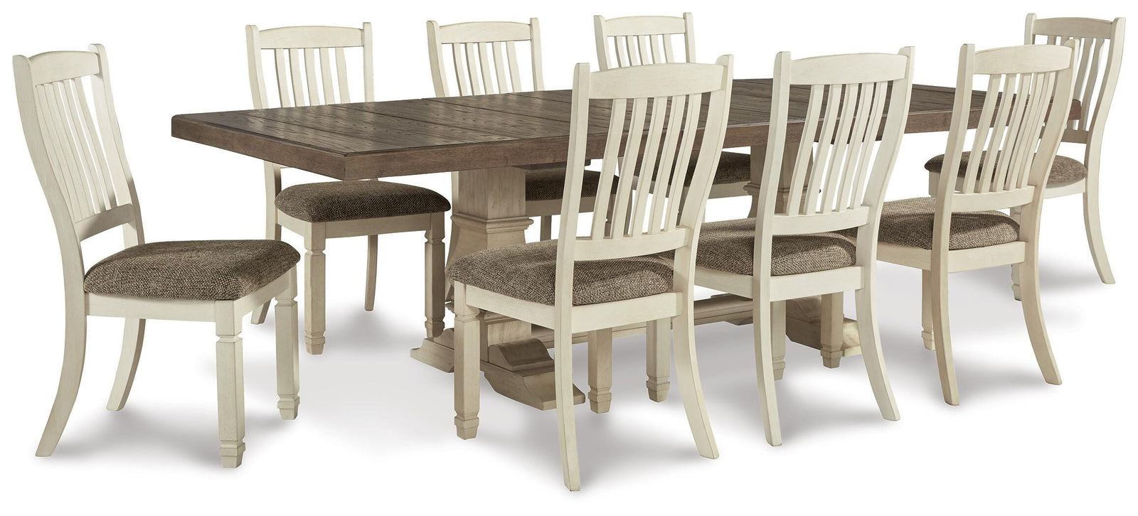 Bolanburg Dining Table and 8 Chairs (D647-SI)