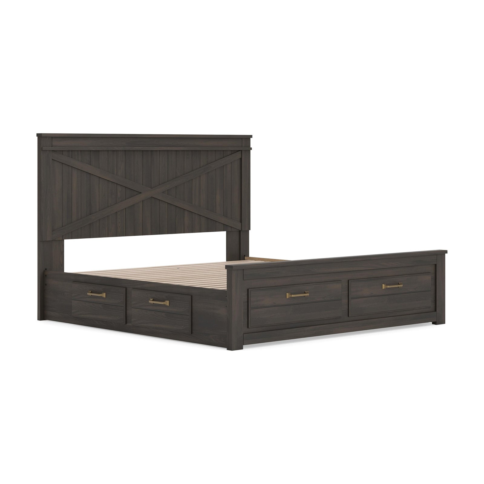 Vonitta Bay King Panel Storage Bed (PCB2648-SI) - Image 3