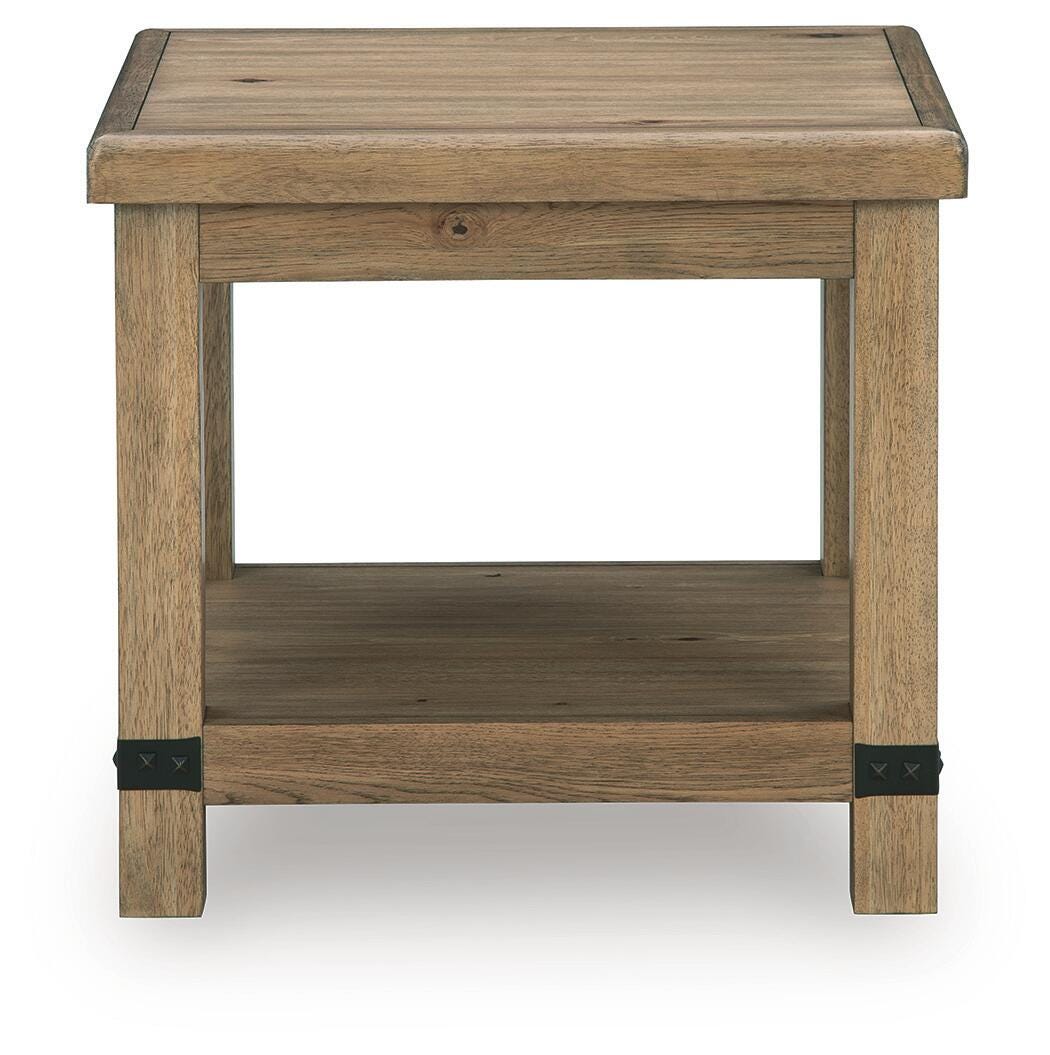 Ridgester End Table - Light Brown (T858-SI) - Image 4
