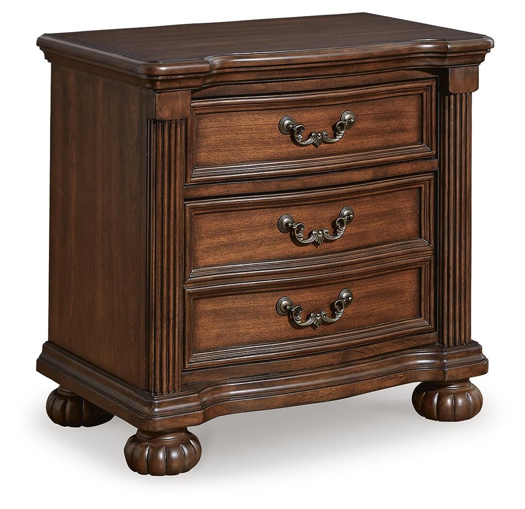 Lavinton Poster Bed and 2 Nightstands (B764-SI) - Image 6