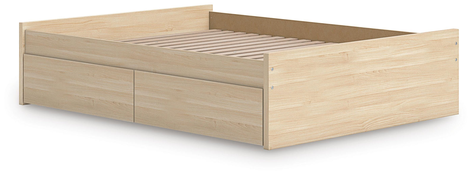 Onita Platform Bed with 1 Side Storage - Natural (EB9632-SI) - Image 3