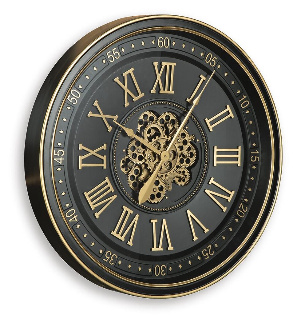 Dairton Wall Clock (A8010385-SI) - Image 3