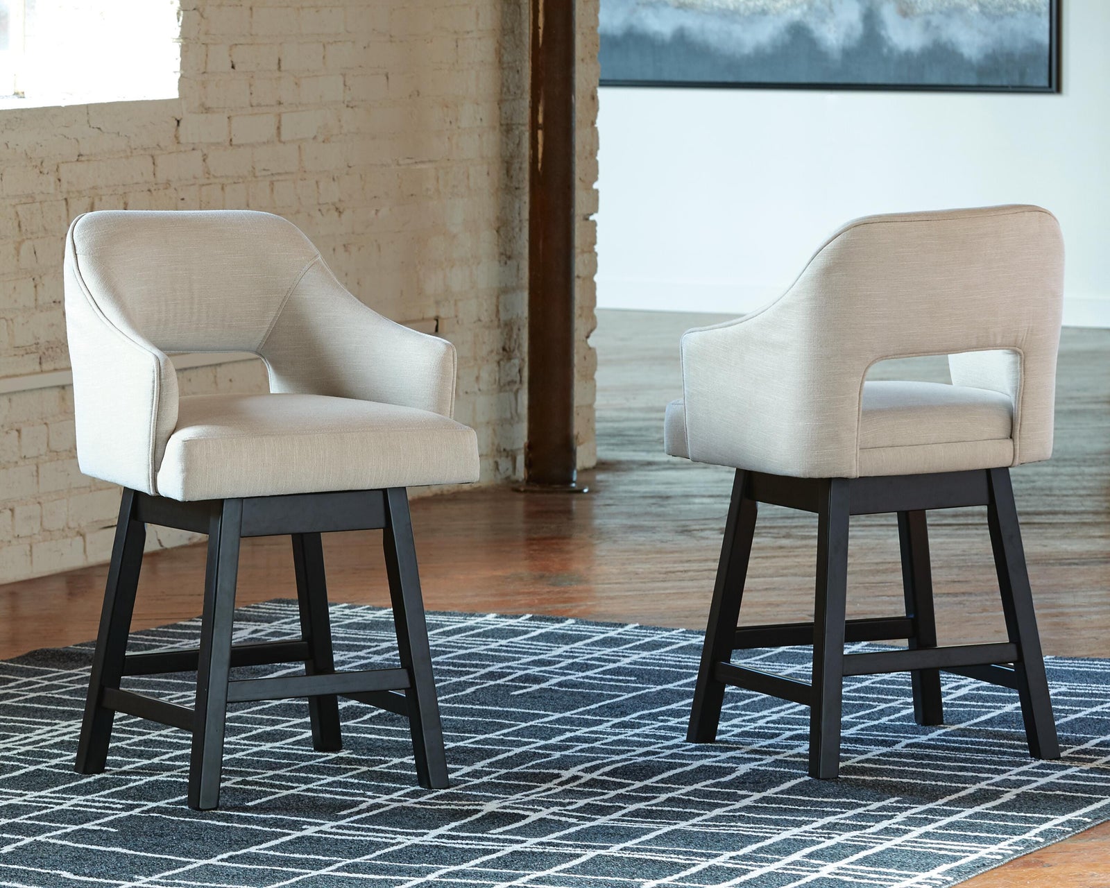 Tallenger Counter Height Bar Stool (Set of 2) (D380-SI) - Image 3