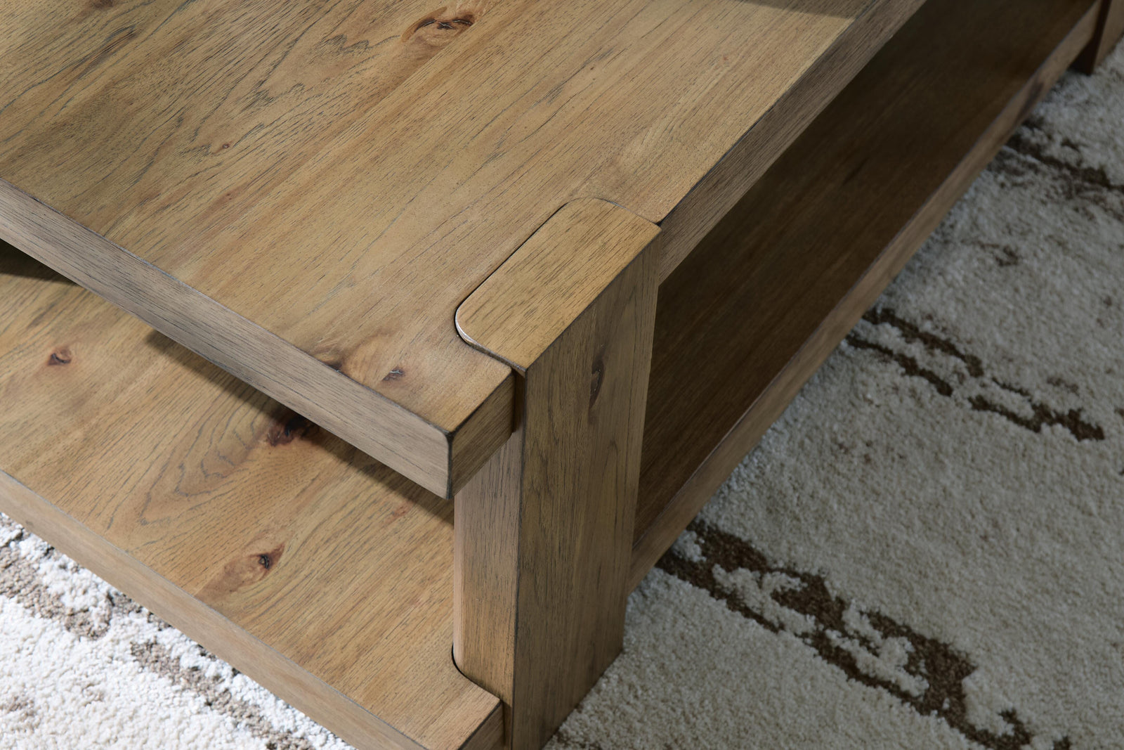 Flangren Coffee Table - Light Brown (T553-SI) - Image 5