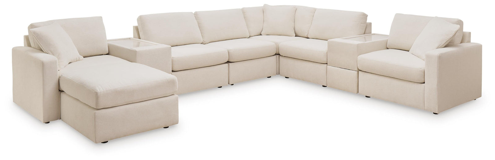 Modmax 8-Piece Sectional and Ottoman (92103-SI)