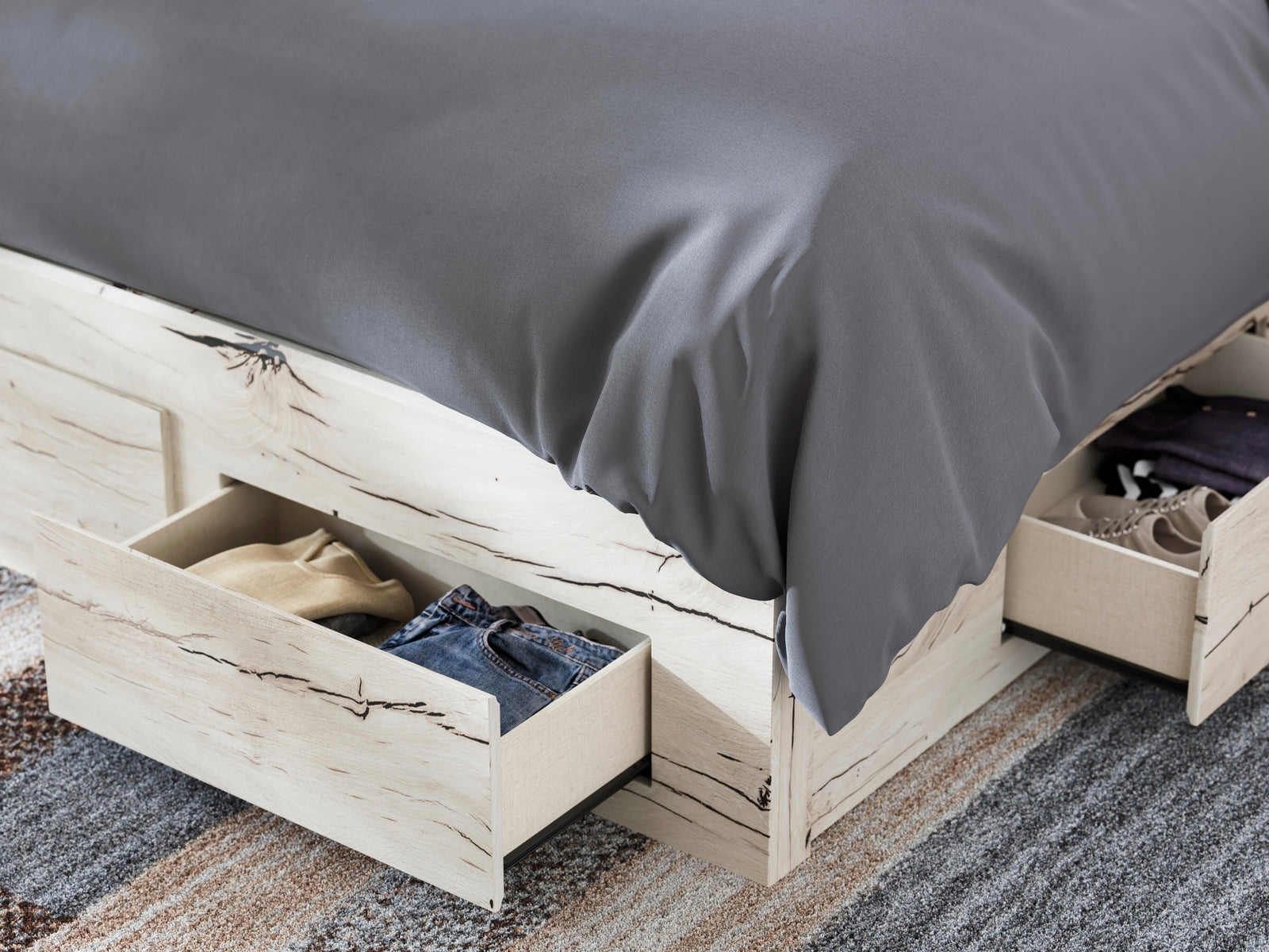 Lawroy Panel Storage Bed, Dresser and Mirror - Light Natural (B2310-SI) - Image 18