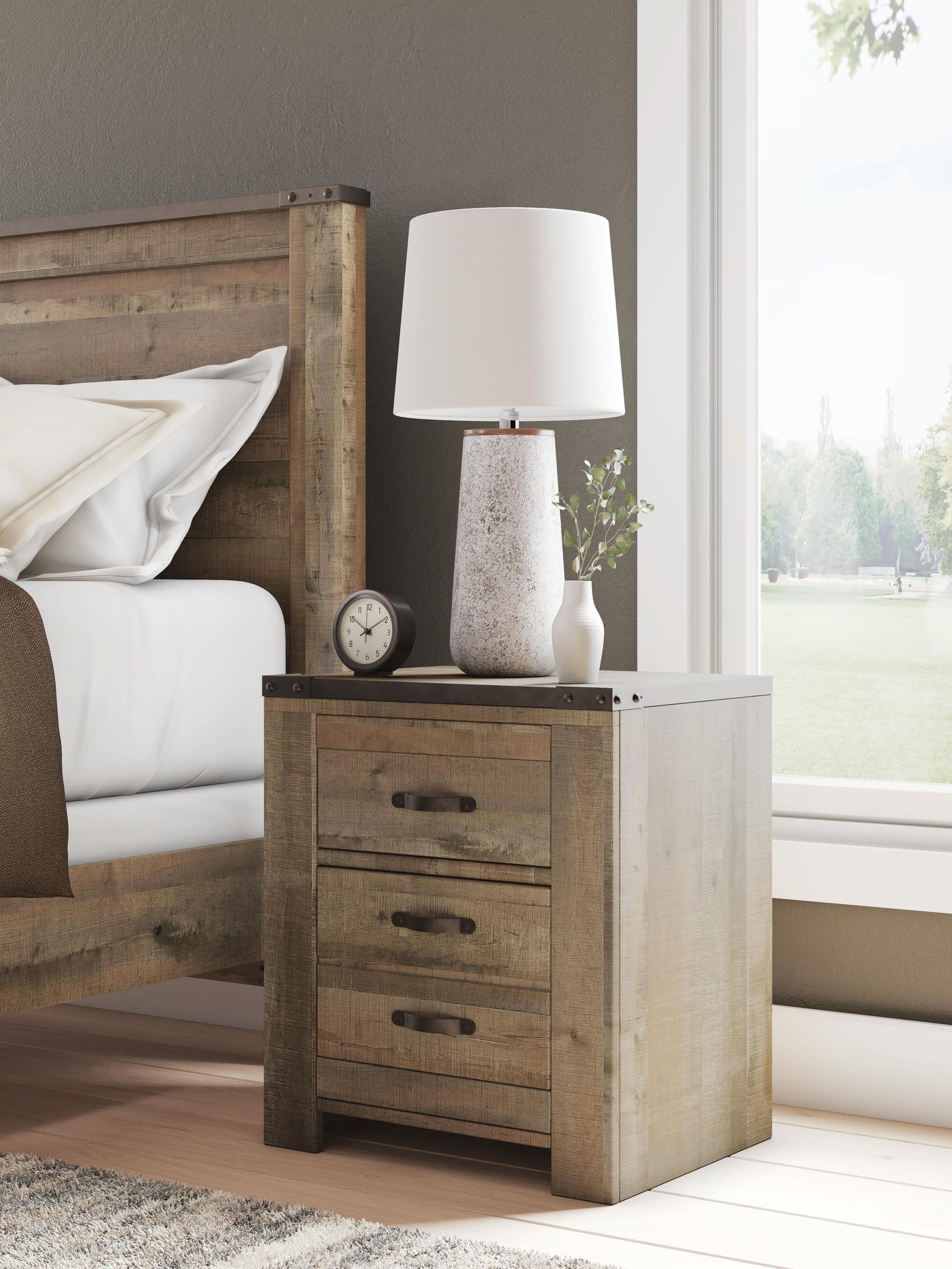 Trinell Bookcase Bed, Dresser and 2 Nightstands (B446-SI) - Image 10