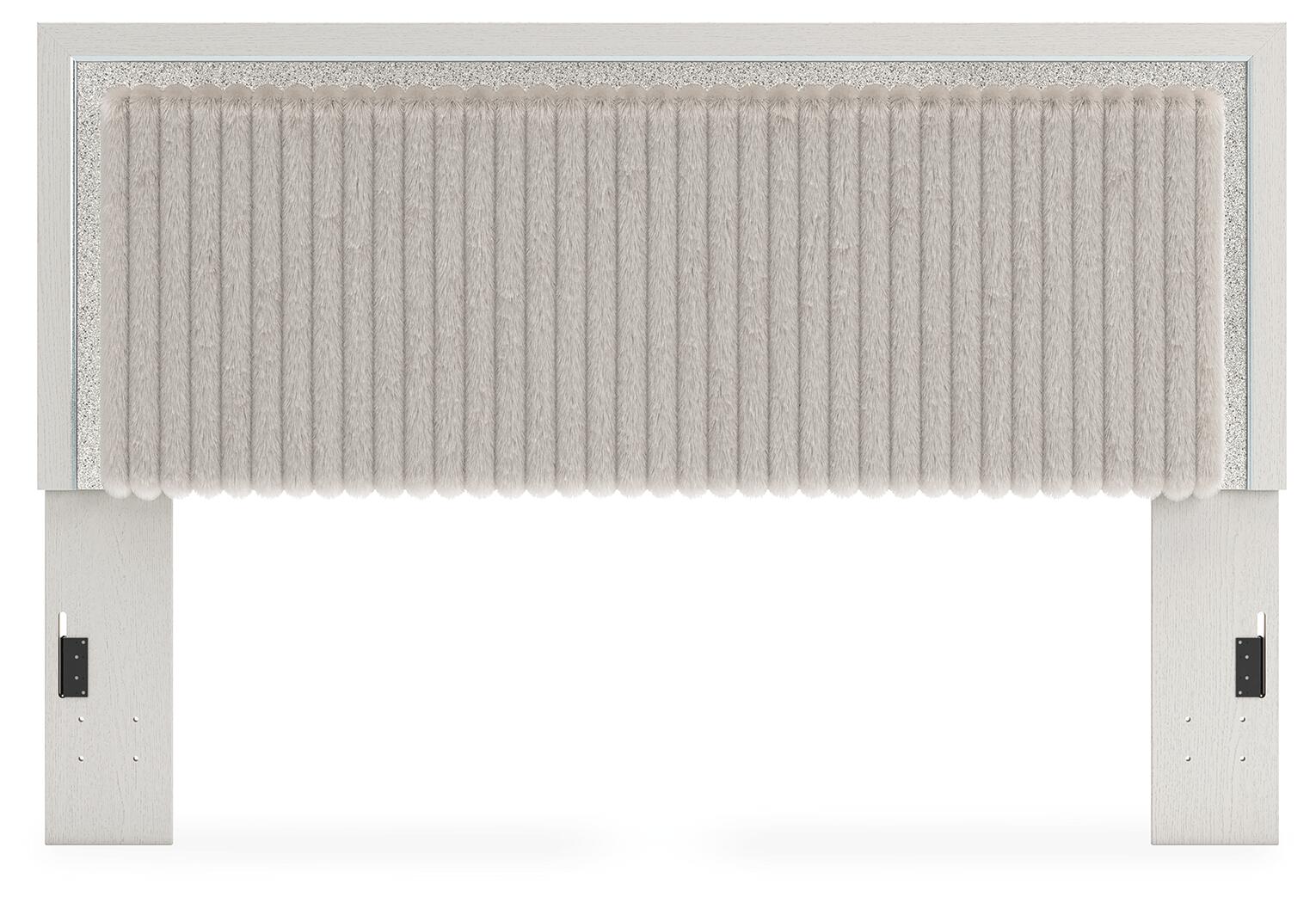 Zuraleus King/California King Upholstered Headboard/Footboard/Roll Slats (PCB3381-SI) - Image 31