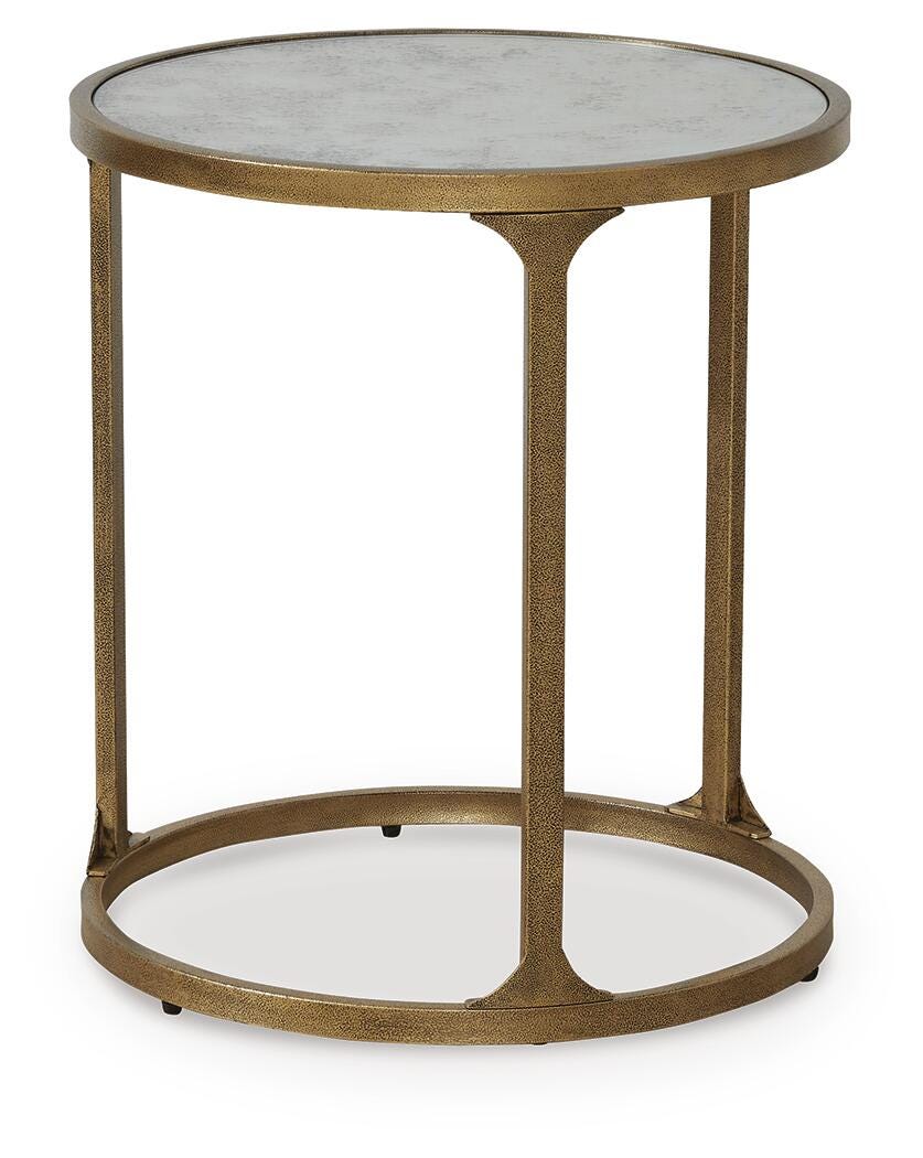 Korajane End Table - Antique Gold (T399-SI)