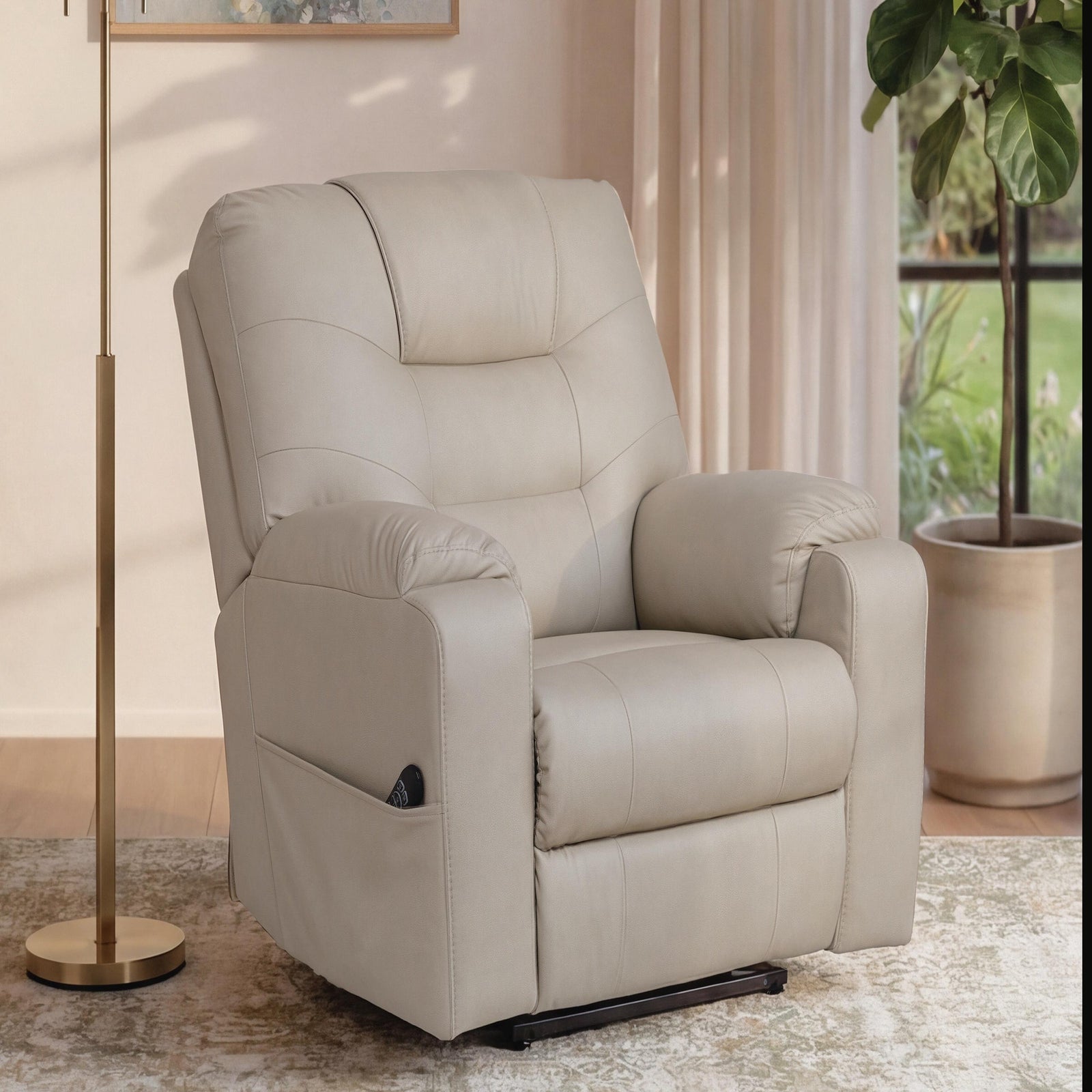 Belmone Pike Power Lift Recliner (PC22806-SI) - Image 2