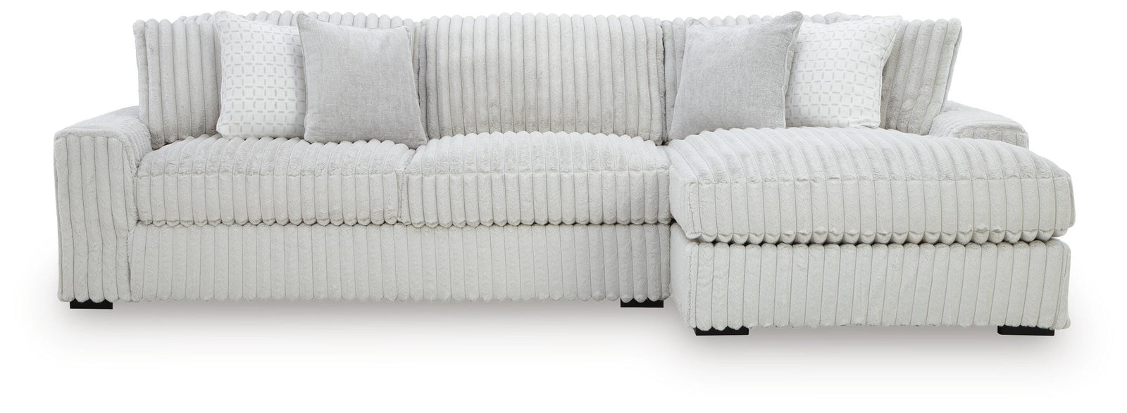 Stupendous 2-Piece Sectional with Chaise (25903-SI)