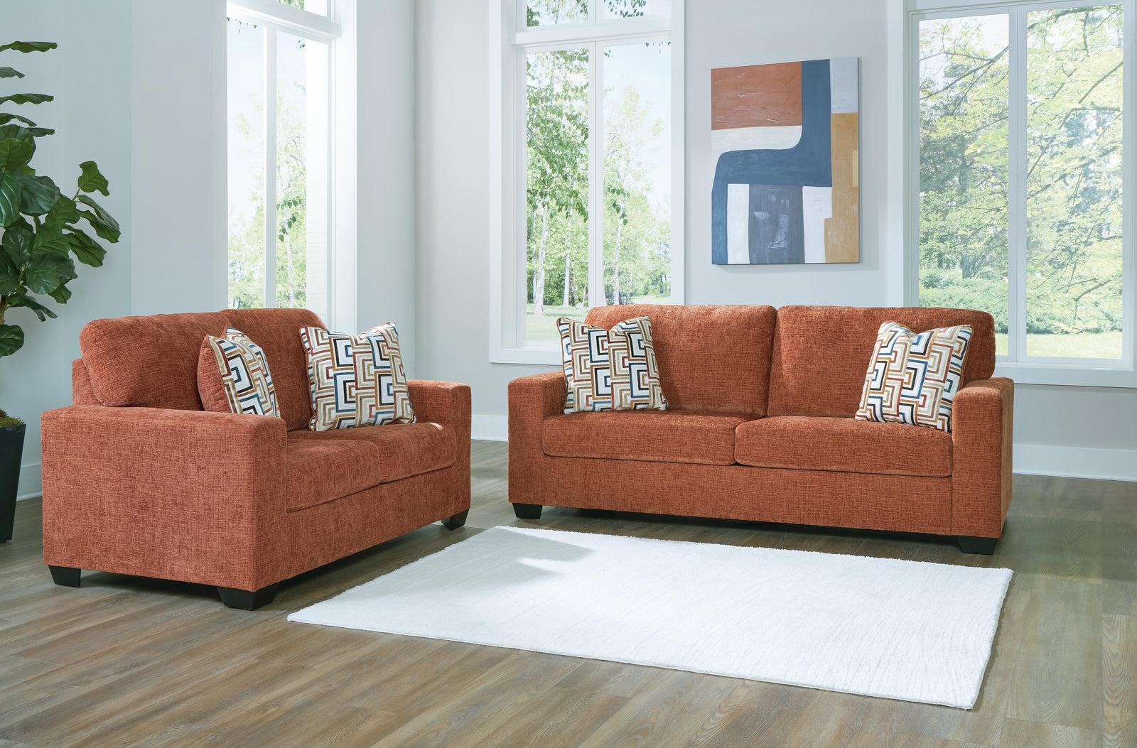 Aviemore Sofa and Loveseat (24304-SI) - Image 4