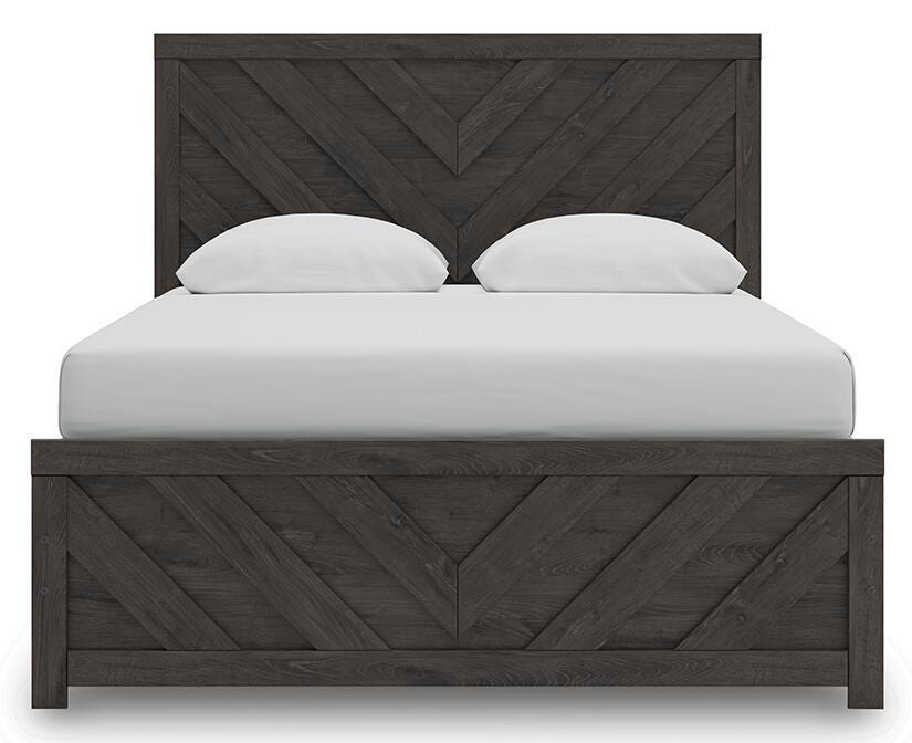 Prendonea Panel Bed, Dresser and Mirror (B3789-SI) - Image 9