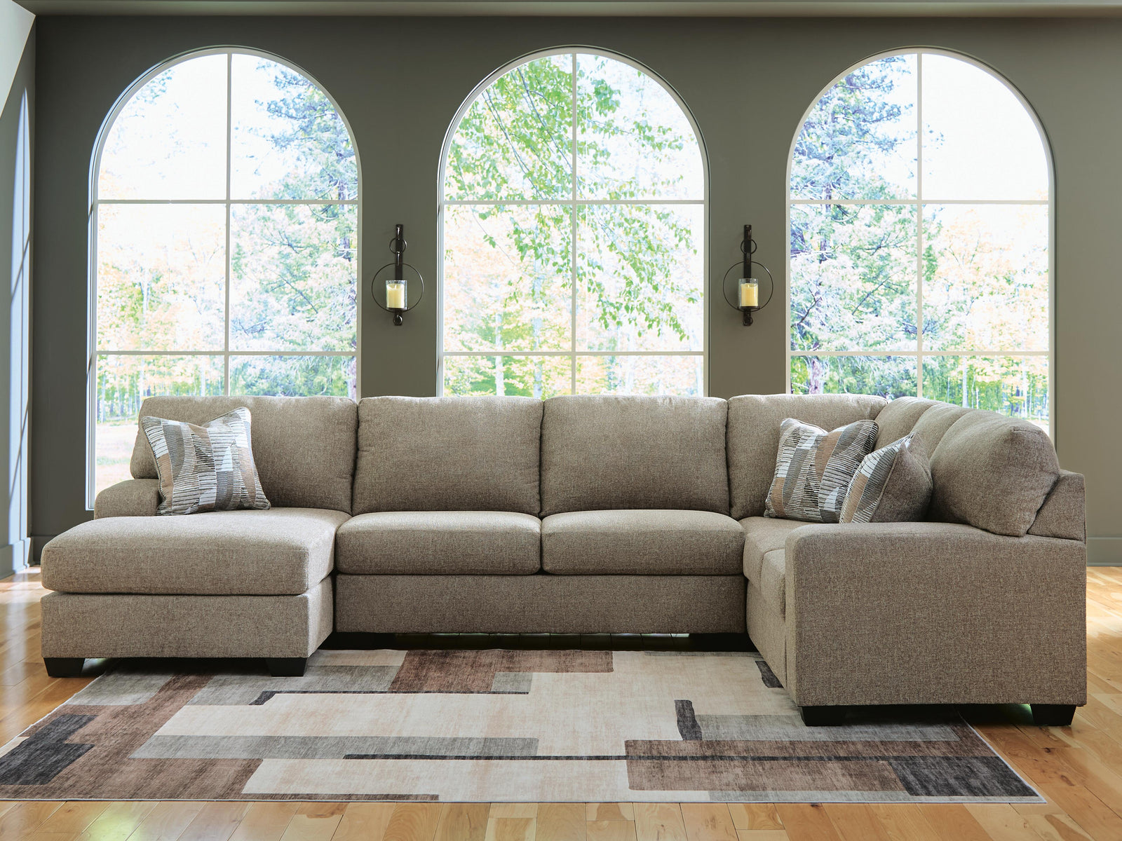 Newellen 3-Piece Sectional with Chaise (48404-SI) - Image 2