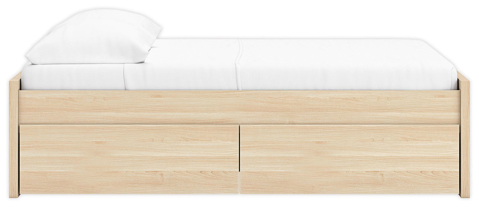 Onita Platform Bed with 1 Side Storage (Youth) - Natural (EB9632-SI) - Image 6