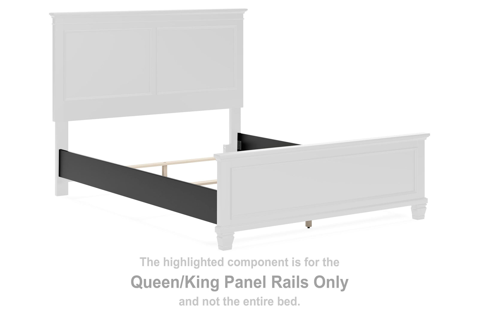 Lanolee Panel Rails - Black (B687-SI)