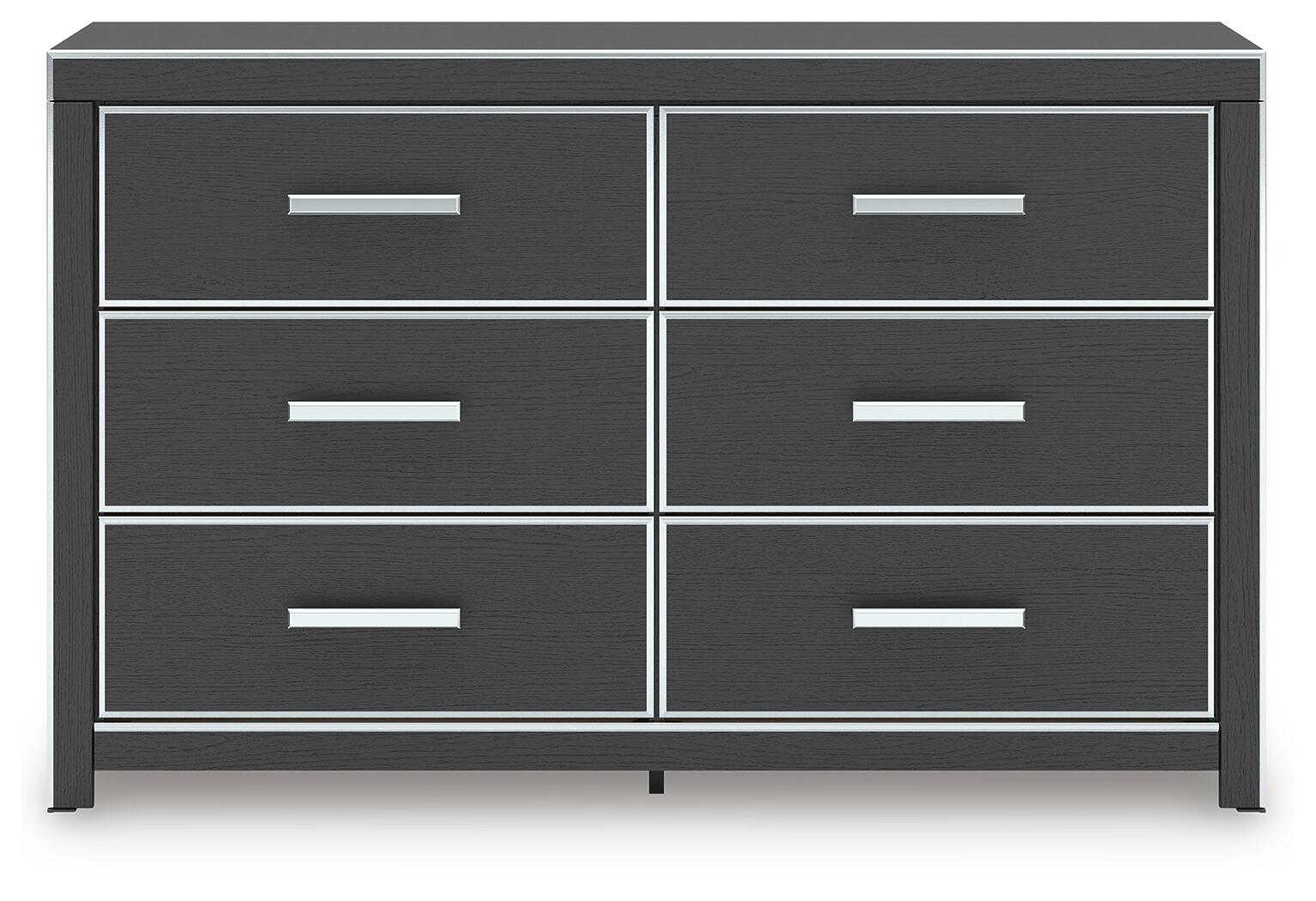 Zuraleus King Upholstered Bed, Dresser and Nightstand (PCB3380-SI) - Image 2