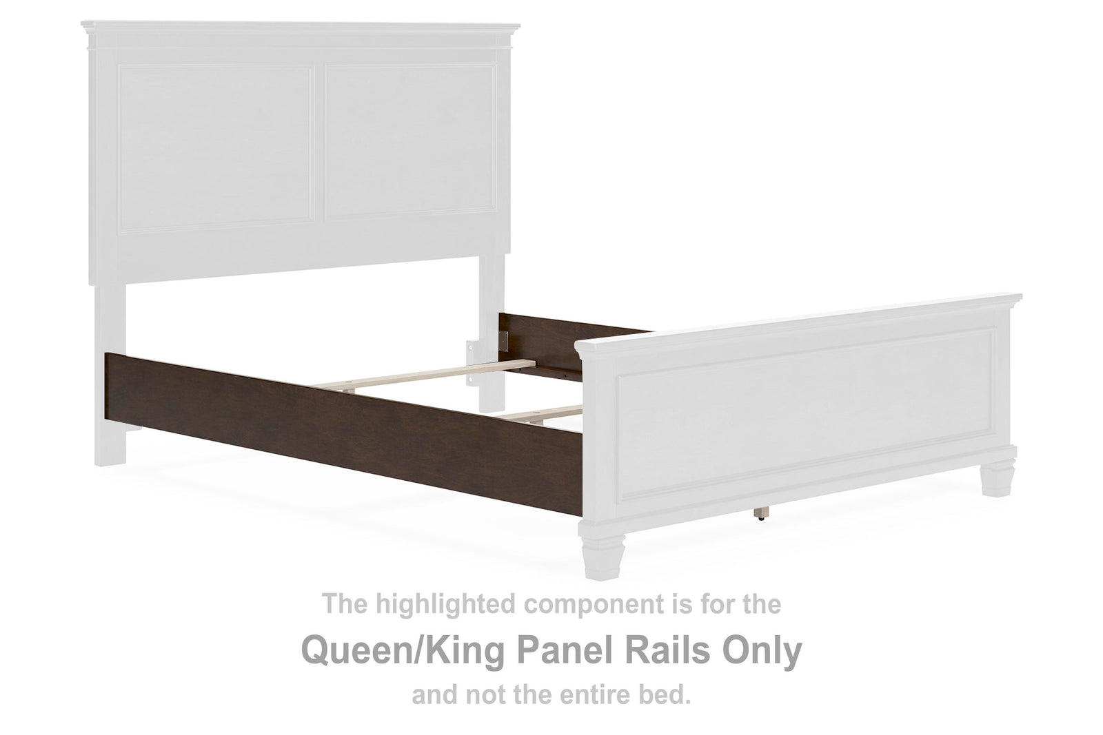 Danabrin Panel Rails - Brown (B685-SI) - Image 3