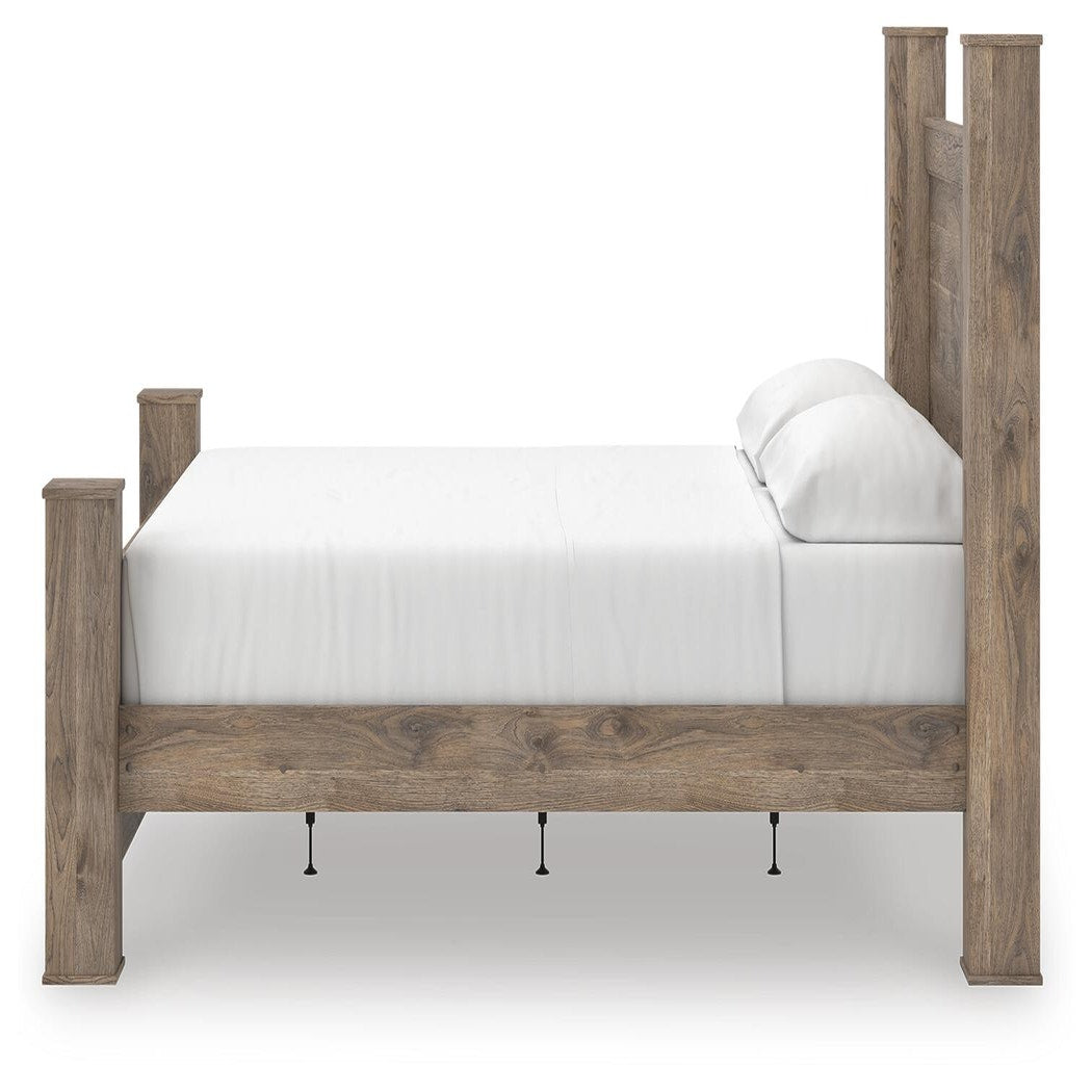 Rusticott King Poster Bed, Dresser, Mirror and Nightstand (PCB2260-SI) - Image 14